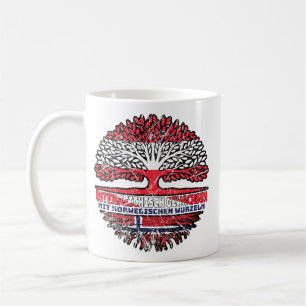 Caneca De Café Norueguês Österreichisch Österreich Baum