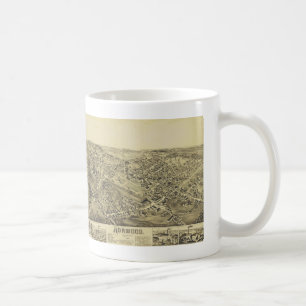 Caneca De Café Norwood, MÃE Vintage Map 1882