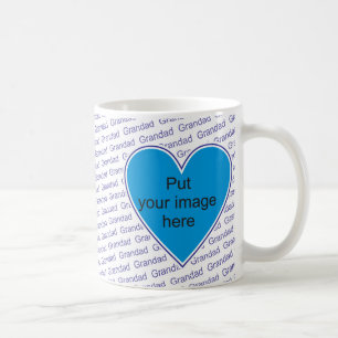 Caneca De Café Nós amamo-lo Grandad - personalize com foto