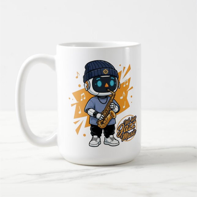 Caneca De Café Nós Amamos Jazz (Esquerda)