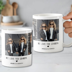 Caneca De Café Nós Amamos Você 3 Colagem de Fotos