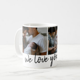 Caneca De Café Nós amamos você mãe Dia de as mães branco mode