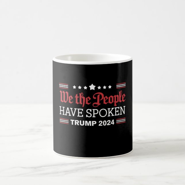 Caneca De Café Nós, As Pessoas, Falamos Trump 2024 (Centro)