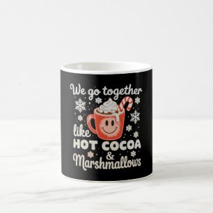 Caneca De Café Nós Combinamos Juntos Como Marshmallows de Cacau Q