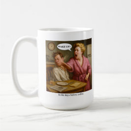 Caneca De Café Nos dias anteriores ao café.