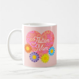 Caneca De Café Nós do Infinito de Mãe de Autista no Coração com F
