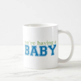 Caneca De Café Nós estamos tendo um bebê!