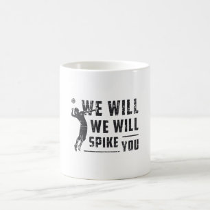 Caneca De Café Nós Iremos Te Jogar Voleibol De Bola De Praia