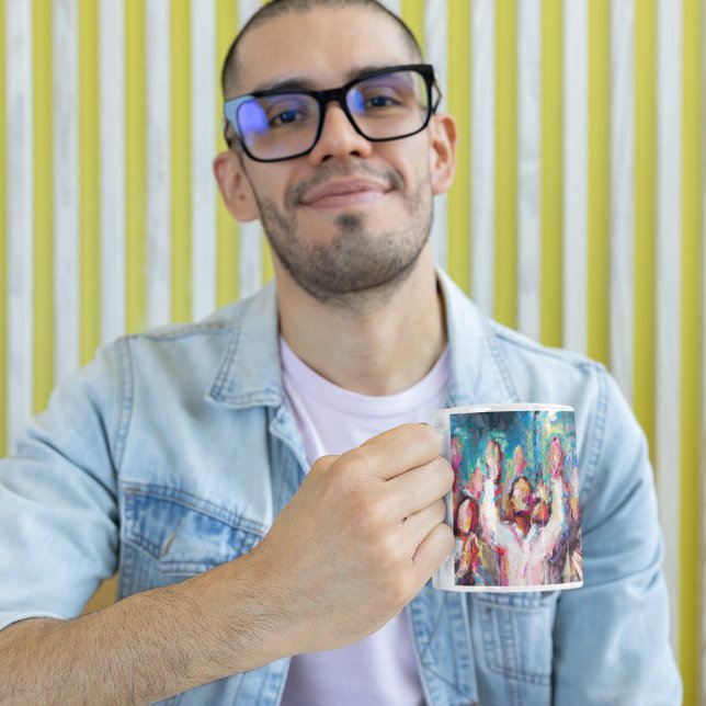 Caneca De Café Nós Louvamos A Abstrato (Criador carregado)