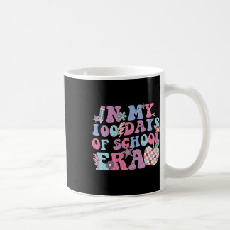Caneca De Café Nos Meus 100 Dias Da Era Da Escola, Retro Disco 10