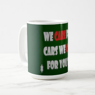 Caneca De Café Nós Nos Preocupamos Com Carros  