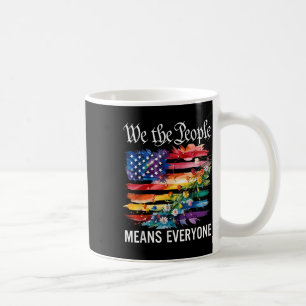 Caneca De Café Nós O Povo Significa Todos Arco-Íris Lgbt Gay Lesb