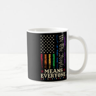 Caneca De Café Nós O Povo Significa Todos Nós Constituição Lgbt