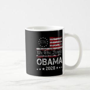 Caneca De Café Nós, O Presidente Obama Pessoas 2028, Vintage Us F
