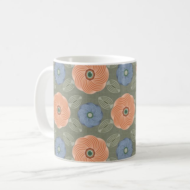 Caneca De Café Nos Olhos de uma Flor (Frente Esquerda)