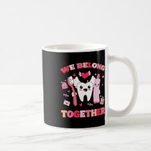Caneca De Café Nós Pertencemos Juntos Escova Dente Dentista Coraç