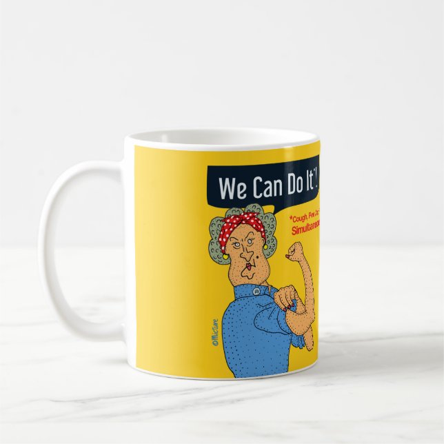 Caneca De Café Nós podemos fazê-lo - engraçado (Esquerda)