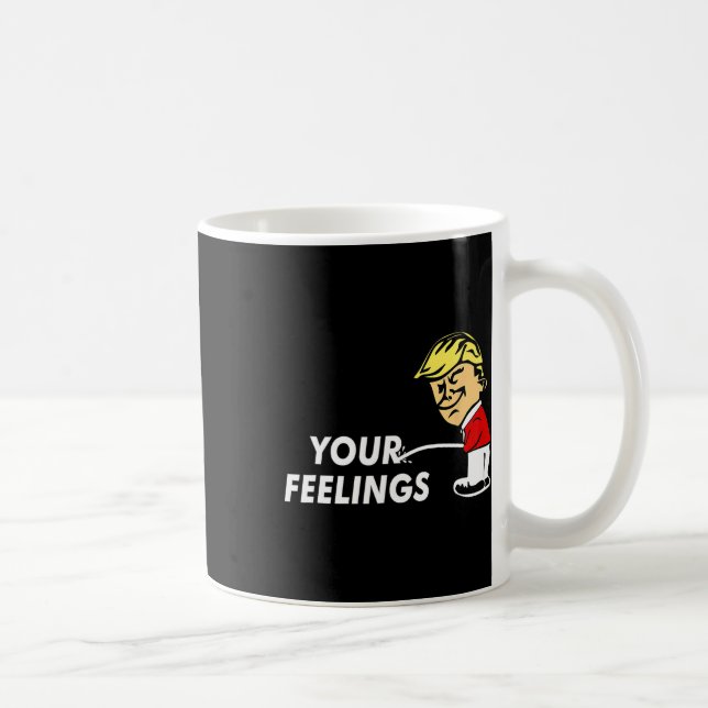 Caneca De Café Nos Seus Sentimentos Presente Conservador Engraçad (Direita)