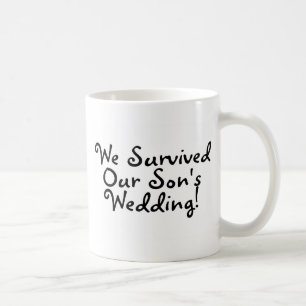 Caneca De Café Nós sobrevivemos a nossos filhos que Wedding