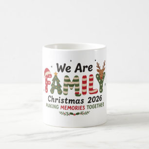 Caneca De Café Nós somos o Natal da Família 2026 Fazendo Memórias