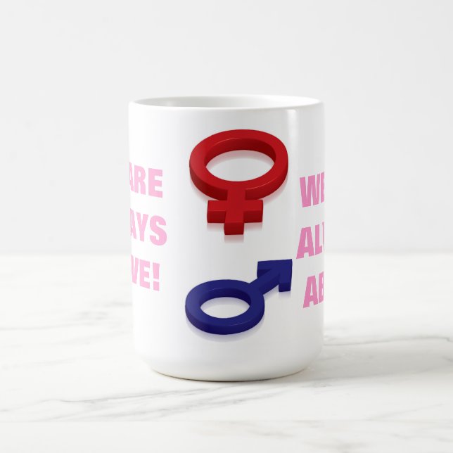 CANECA DE CAFÉ NÓS SOMOS SEMPRE ACIMA! (Centro)