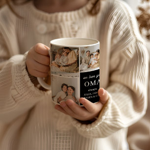 Caneca De Café Nós Te Amamos Oma Elegante Moderno 9 Foto
