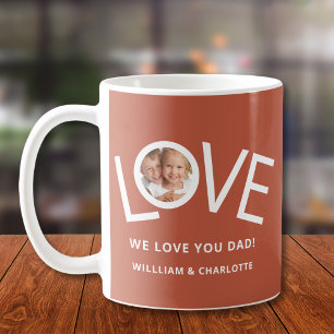 Caneca De Café Nós Te Amamos Papai Foto Ferrugem