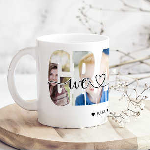 Caneca De Café Nós Te Amamos Vovô Adicionar Foto E Nome