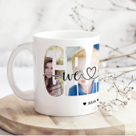 Caneca De Café Nós Te Amamos Vovô Adicionar Foto E Nome