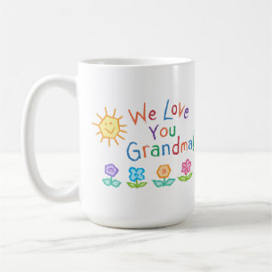 Caneca De Café Nós Te Amo Vovó Clássica Mug