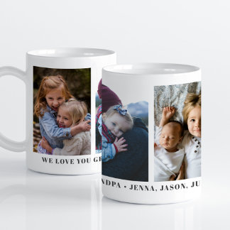 Caneca De Café Nós Te Amo Vovô Personalizado Mug Personalizado