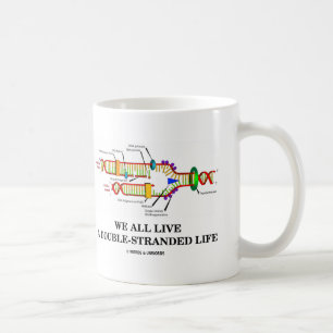 Caneca De Café Nós todos vivemos uma vida Dobro-Encalhada (o