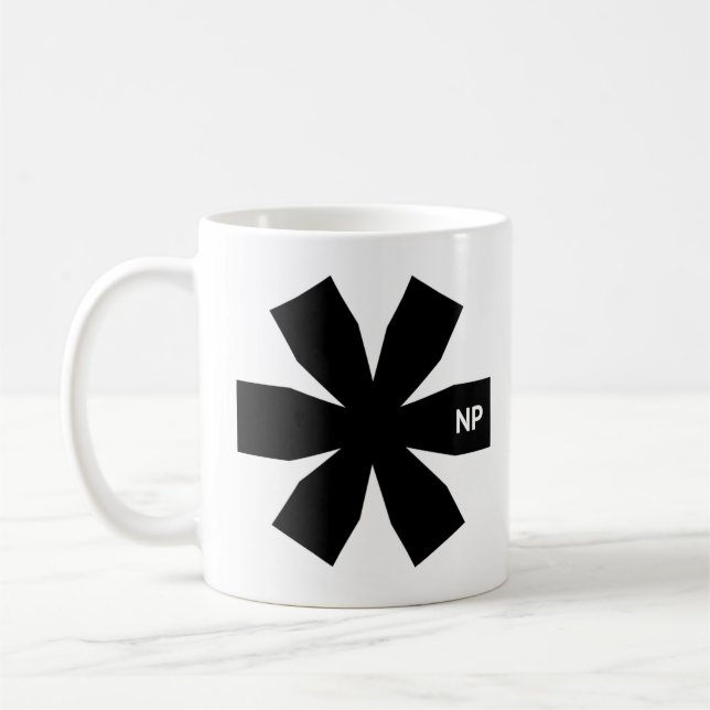 Caneca De Café Nosetouch Press Asterisk 11 oz Classic White Mug (Esquerda)