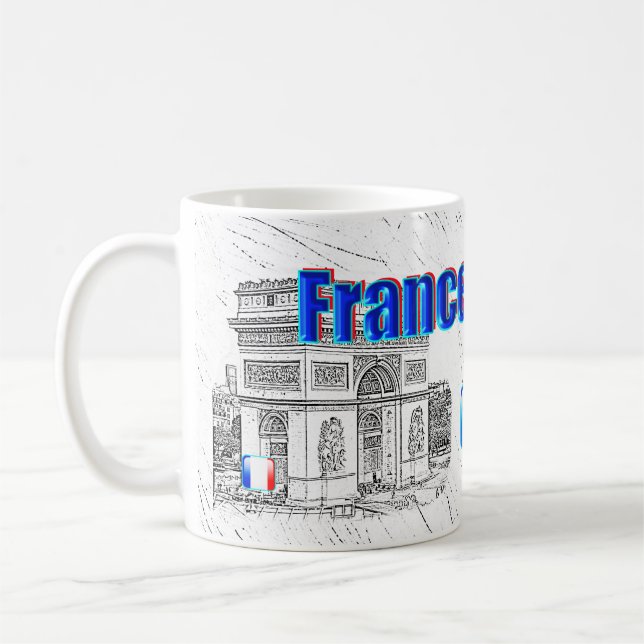 Caneca De Café NOSSA CASA - coleção FRANCE design (Esquerda)
