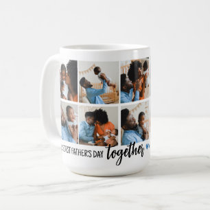 Caneca De Café Nossa Dia de os pais de 1rua Juntos! Colagem de Fo
