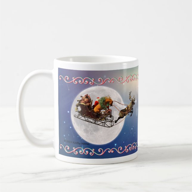 Caneca De Café Nossa, Feliz Pônei de Natal (Esquerda)