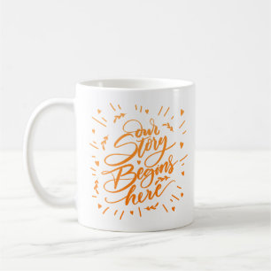 CANECA DE CAFÉ NOSSA HISTÓRIA COMEÇA AQUI