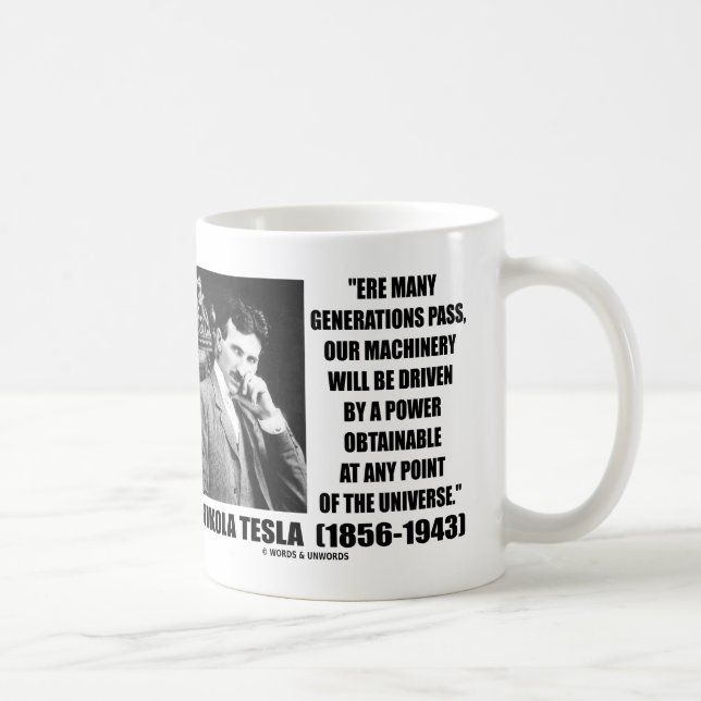 Caneca De Café Nossa maquinaria será conduzida por um poder (Direita)