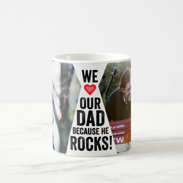 Caneca De Café Nossa Pai Rocks Photo Mug (Centro)