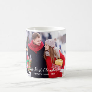 Caneca De Café Nossa primeira foto do casal do Natal