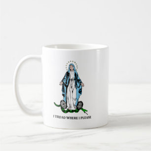 Caneca De Café Nossa Senhora de Guadalupe abençoada Dama Católica