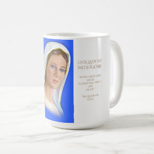 Caneca De Café Nossa Senhora de Medjugorje