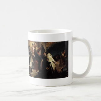Caneca De Café Nossa senhora de Mt Carmel e as almas no