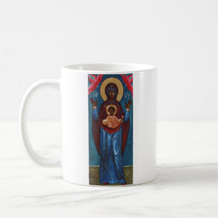 Caneca De Café Nossa Senhora do Sinal Impressão de Arte Luz Etern
