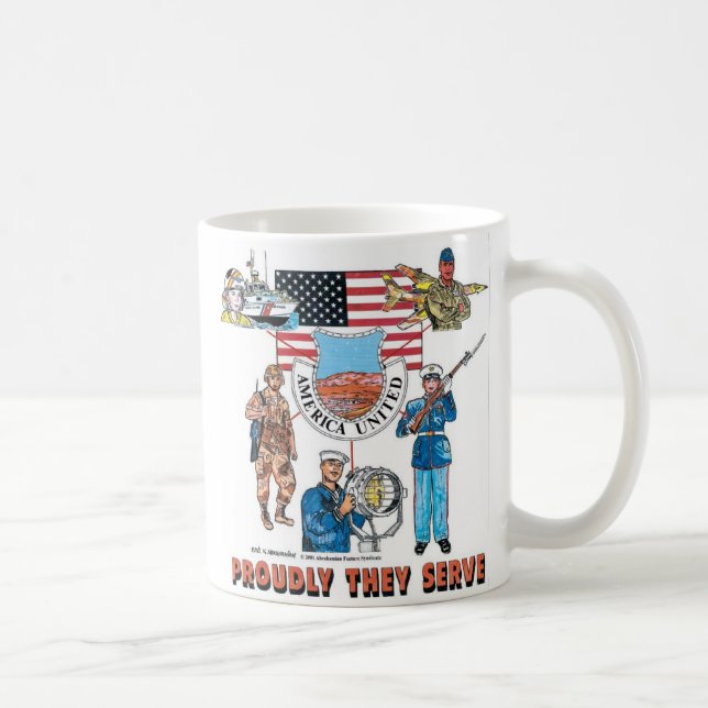 Caneca De Café nossas forças armadas (Direita)