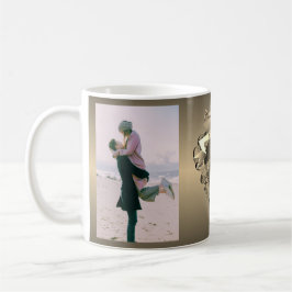 Caneca De Café "Nosso 8º aniversário do casamento em bronze"+Foto