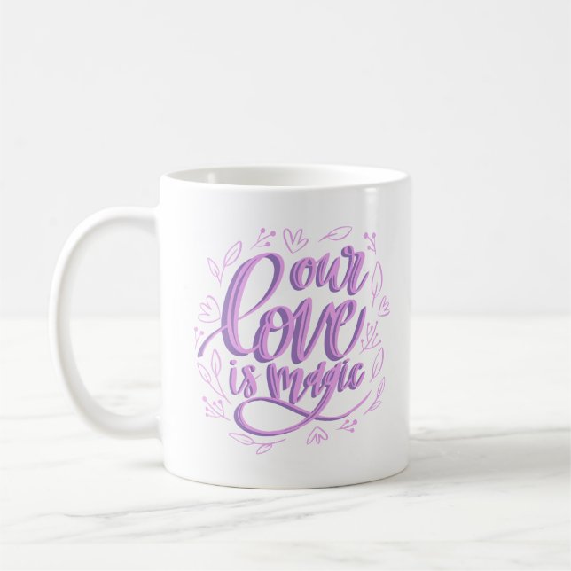 Caneca De Café nosso amor é mágico (Esquerda)