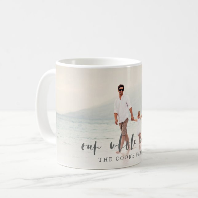 CANECA DE CAFÉ NOSSO MUNDO INTEIRO (Frente Esquerda)