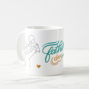 Caneca De Café Nosso Primeiro Dia do Pai Juntos - Mug Pai Especia