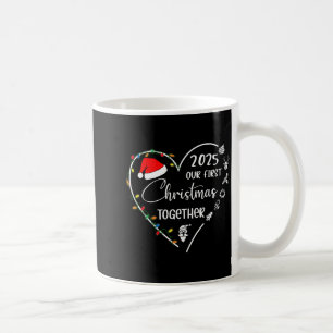 Caneca De Café Nosso Primeiro Natal Juntos 2025 Casal Natal Corre
